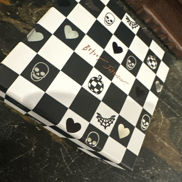 Betsey Johnson Pumpkin Pendant Necklace Halloween Glitter Jack O Lantern - Picture 4 of 4